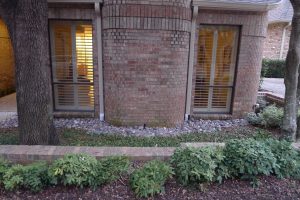 hidden french drain